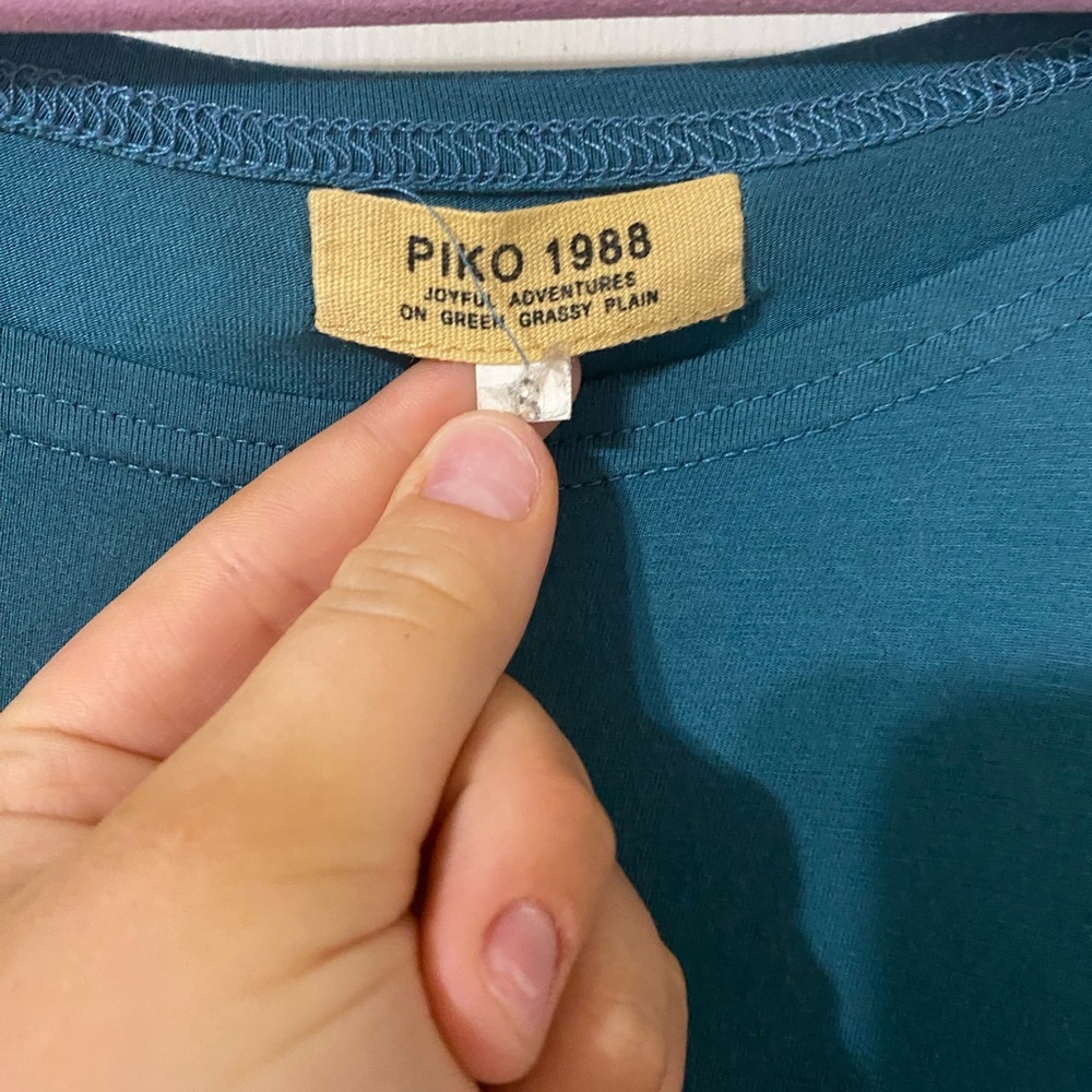 Super soft blue, long sleeve shirt